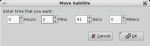 Moving Subtitles with subtitleeditor
