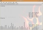 Nload provides network load graph